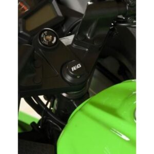 Insert ecrou de direction R&G RACING noir Kawasaki Ninja 300
