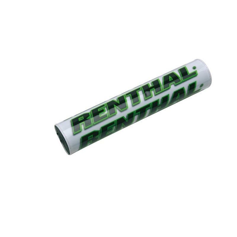 Mousse de guidon RENTHAL SX - 240mm Blanc et Vert Mousse de guidon RENTHAL SX - 240mm Blanc et Vert