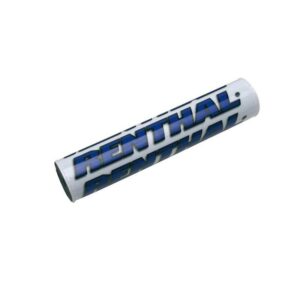Mousse de guidon RENTHAL SX - 240mm Blanc et Bleu