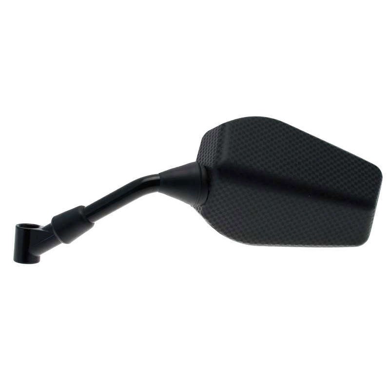 Rétroviseur V PARTS F1 rectangulaire gauche universel M8/125 - carbone Rétroviseur V PARTS F1 rectangulaire gauche universel M8/125 - carbone