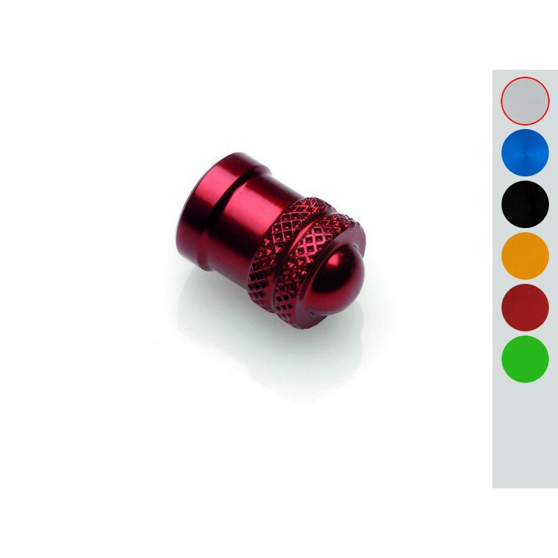 Bouchon de valve LIGHTECH argent alu Bouchon de valve LIGHTECH argent alu