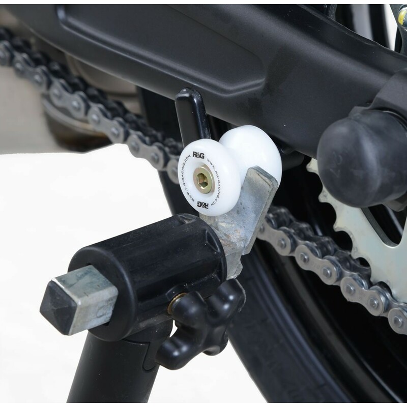 Pion de bras oscillant R&G RACING blanc Pion de bras oscillant R&G RACING blanc