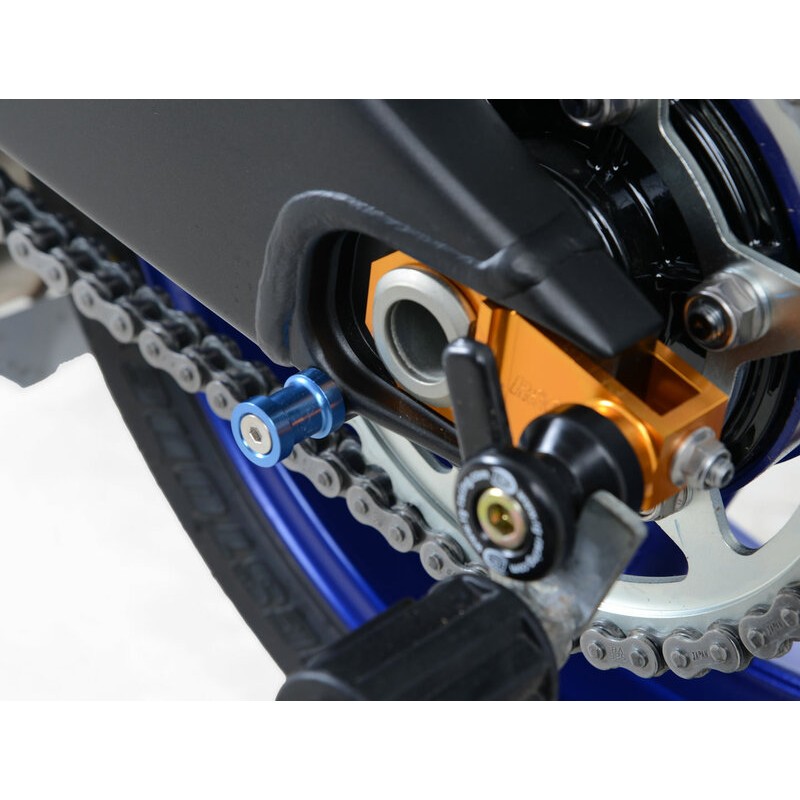 Pions de bras oscillant R&G RACING M10 bleu Pions de bras oscillant R&G RACING M10 bleu – Image 4