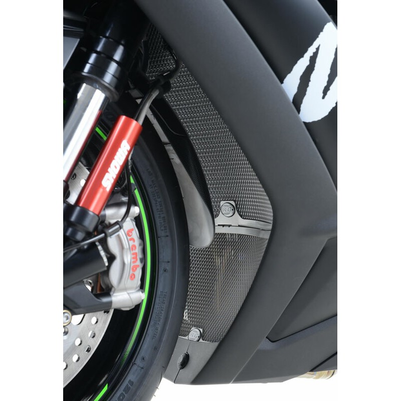 Protection de radiateur R&G RACING titane Kawasaki Ninja ZX-10R Protection de radiateur R&G RACING titane Kawasaki Ninja ZX-10R – Image 3