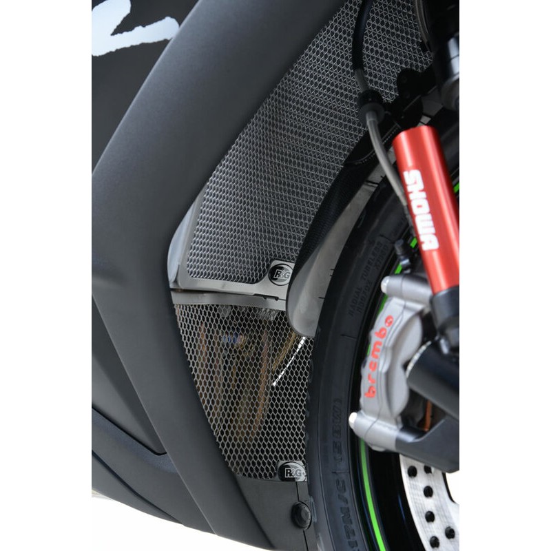 Protection de radiateur R&G RACING titane Kawasaki Ninja ZX-10R Protection de radiateur R&G RACING titane Kawasaki Ninja ZX-10R – Image 4