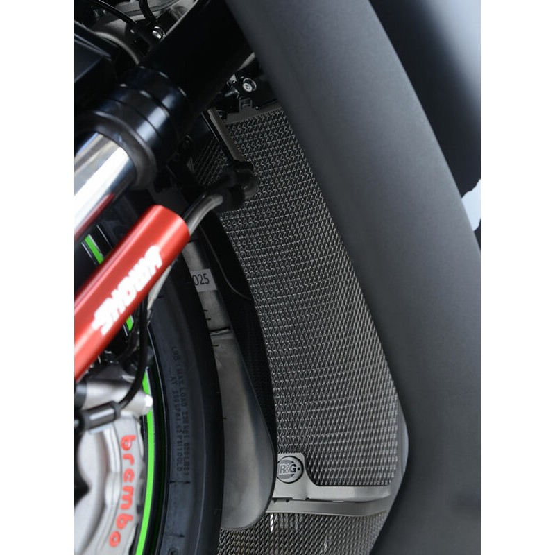Protection de radiateur R&G RACING titane Kawasaki Ninja ZX-10R Protection de radiateur R&G RACING titane Kawasaki Ninja ZX-10R – Image 5
