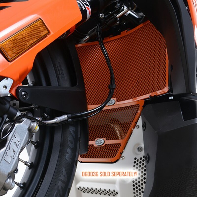 Protection de radiateur R&G RACING orange KTM 790 Adventure Protection de radiateur R&G RACING orange KTM 790 Adventure