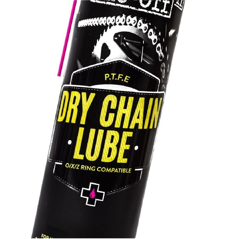 Graisse Chaine Moto MUC-OFF Dry PTFE Chain Lube - Spray 400ml Graisse Chaine Moto MUC-OFF Dry PTFE Chain Lube - Spray 400ml – Image 2