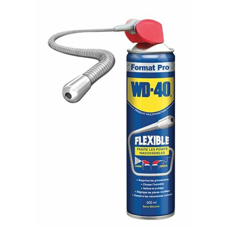 Dégrippant multifonction multi-usages WD-40 Flexible Format Pro 600ml Dégrippant multifonction multi-usages WD-40 Flexible Format Pro