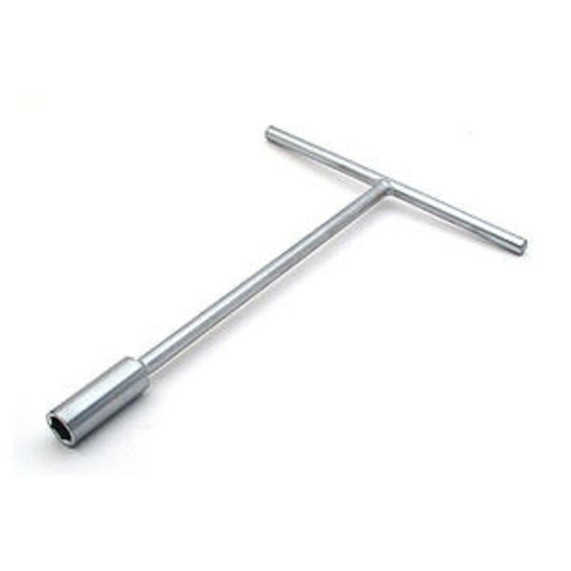 Clé en à douille en T BIHR 11mm chromé satiné Clé en à douille en T BIHR 11mm chromé satiné