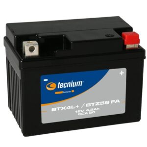 Batterie TECNIUM sans entretien activé usine - BTX4L+/BTZ5S