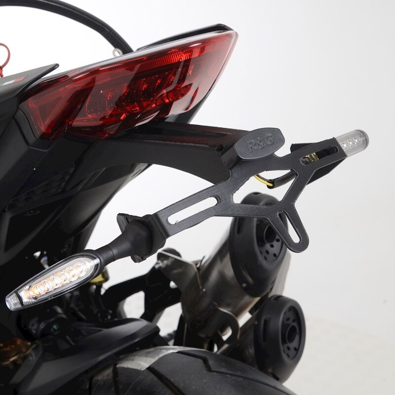 Support de plaque R&G RACING - noir Ducati Monster 950 Support de plaque R&G RACING - noir Ducati Monster 950
