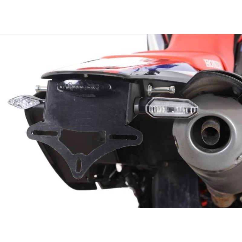 Support de plaque R&G RACING noir - Honda CRF250 Rally / M / L Support de plaque R&G RACING noir - Honda CRF250 Rally / M / L