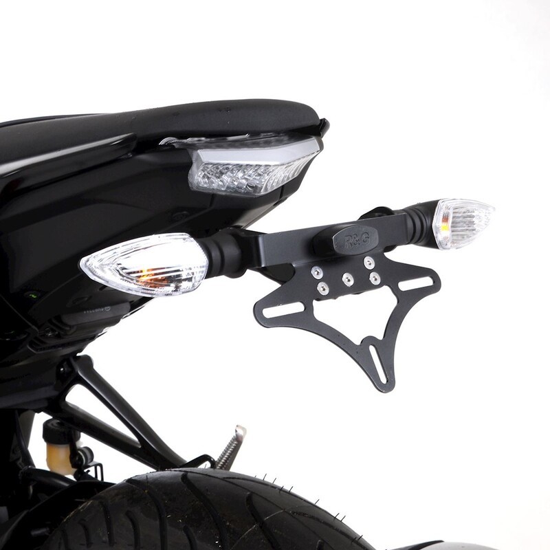 Support de plaque R&G RACING noir - Yamaha MT-125 Support de plaque R&G RACING noir - Yamaha MT-125
