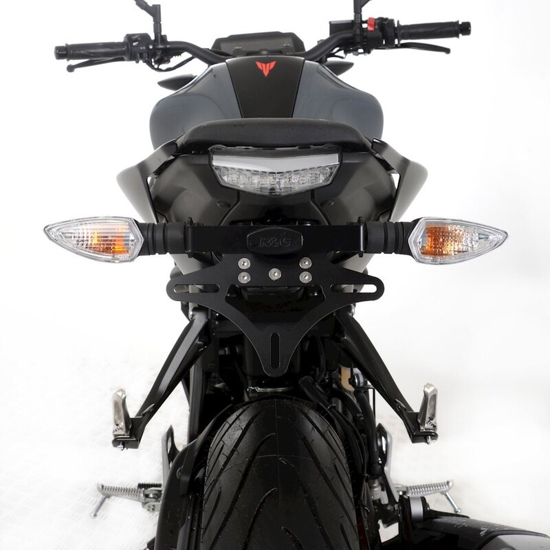 Support de plaque R&G RACING noir - Yamaha MT-125 Support de plaque R&G RACING noir - Yamaha MT-125 – Image 3