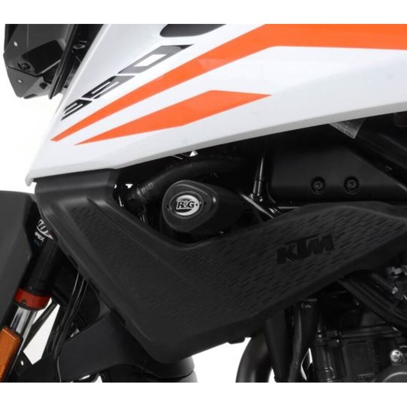 Tampons de protection R&G RACING Aero - orange KTM 390 Adventure Tampons de protection R&G RACING Aero - orange KTM 390 Adventure