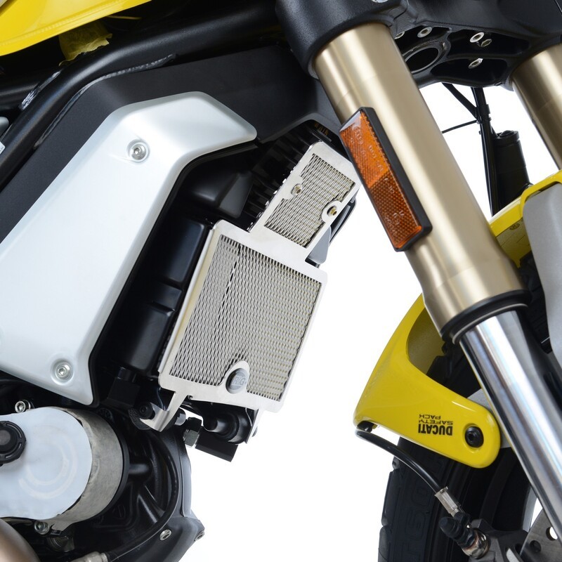 Protection de radiateur R&G RACING titane - Ducati Scrambler 1100 Protection de radiateur R&G RACING titane - Ducati Scrambler 1100