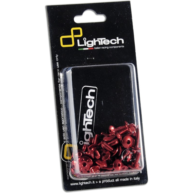 Kit vis de moteur LIGHTECH ergal rouge - Aprilia RS660 Kit vis de moteur LIGHTECH ergal rouge - Aprilia RS660