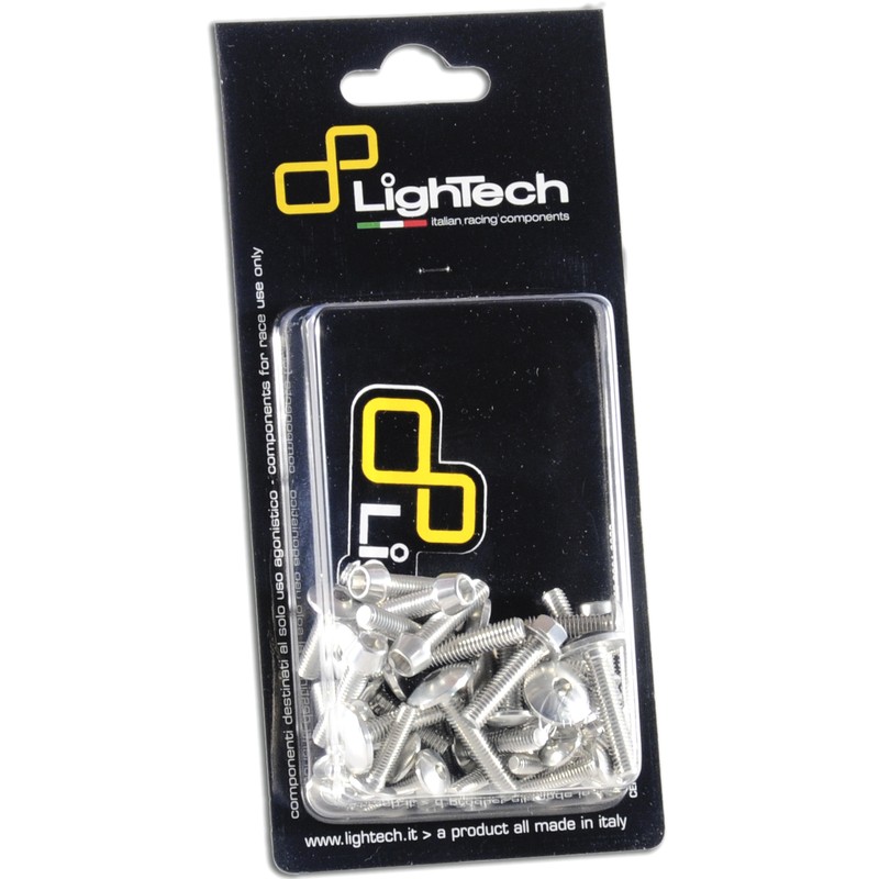 Kit vis de cadre LIGHTECH ergal argent - Aprilia RS660 Kit vis de cadre LIGHTECH ergal argent - Aprilia RS660