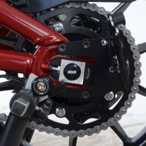 Insert axe de roue arrière R&G RACING noir (côté gauche) - Indian FTR1200(S)