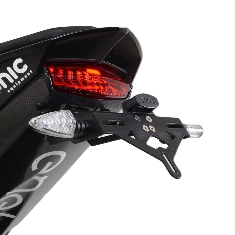 Support de plaque R&G RACING noir - Energica EGO/ EGO+/ EGO+RS Support de plaque R&G RACING noir - Energica EGO/ EGO+/ EGO+RS