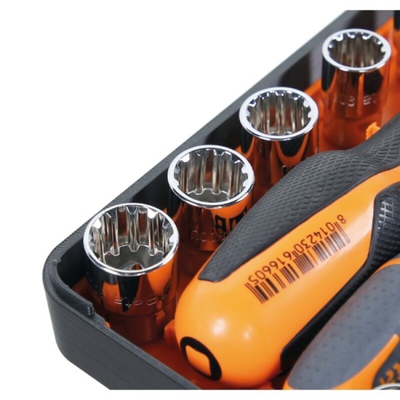 Coffret compact BETA 11 douilles 6 pans, 21 embouts et 7 accessoires Coffret compact BETA 11 douilles 6 pans, 21 embouts et 7 accessoires – Image 3