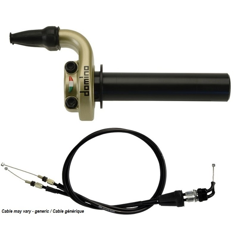 Kit poignées DOMINO KRE avec câbles or Kit poign������es DOMINO KRE avec c������bles or