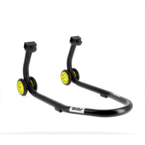 B������quille avant BIHR Home Track noir mat roues jaune