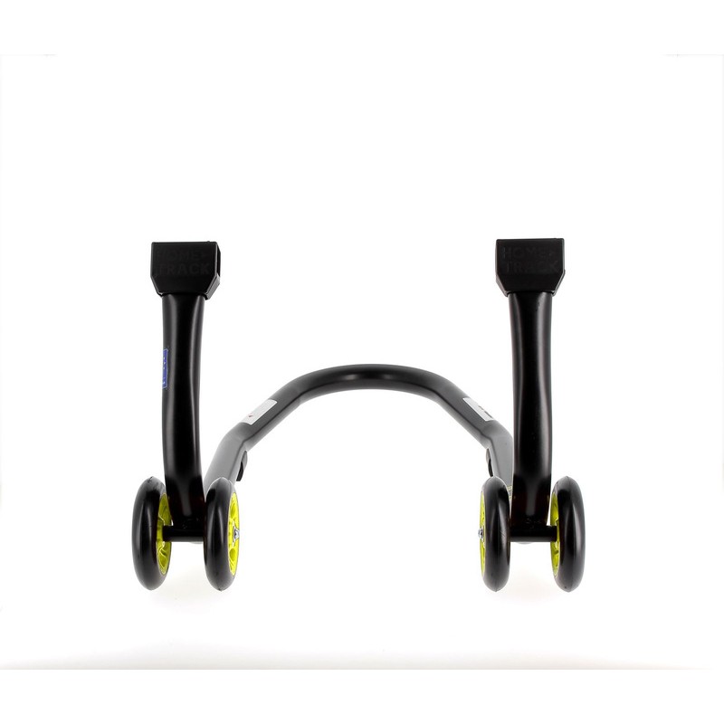 Béquille avant BIHR Home Track noir mat roues jaune Béquille avant BIHR Home Track noir mat roues jaune – Image 5