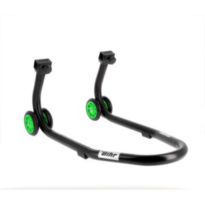 B������quille avant BIHR Home Track noir mat roues vert