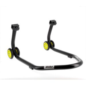 B������quille arri������re BIHR Home Track supports en "V" noir mat roues jaune