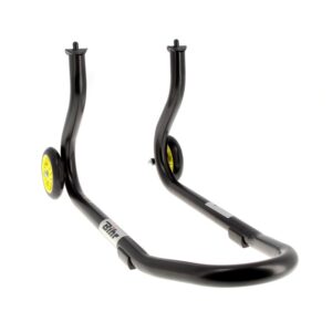 B������quille avant BIHR Home Track fixe noir mat roues jaune