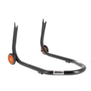 B������quille arri������re BIHR Home Track fixe supports en "V" noir mat roues orange