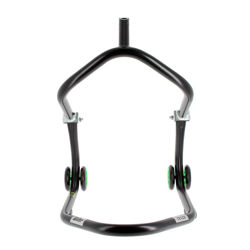 Béquille avant sous té BIHR Home Track noir mat roues vert Béquille avant sous té BIHR Home Track noir mat roues vert – Image 4