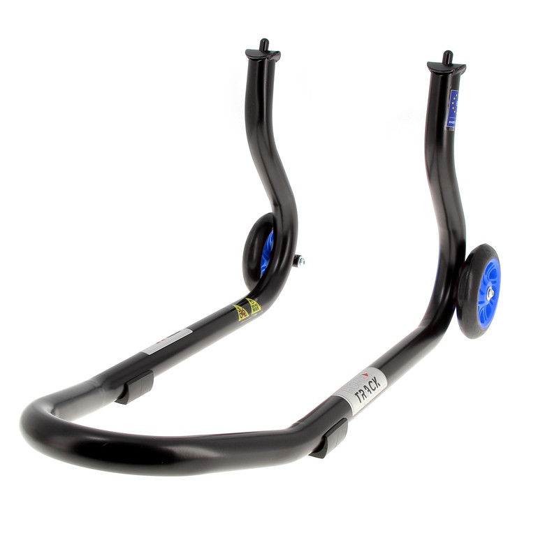 Béquille avant BIHR Home Track fixe noir mat roues bleu Béquille avant BIHR Home Track fixe noir mat roues bleu – Image 5