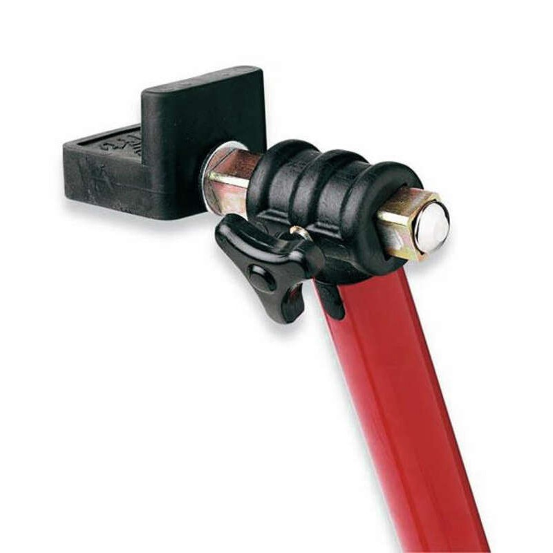 Béquille arrière universelle BIKE LIFT rouge avec supports caoutchouc en "L" Béquille arrière universelle BIKE LIFT rouge avec supports caoutchouc en "L" – Image 2