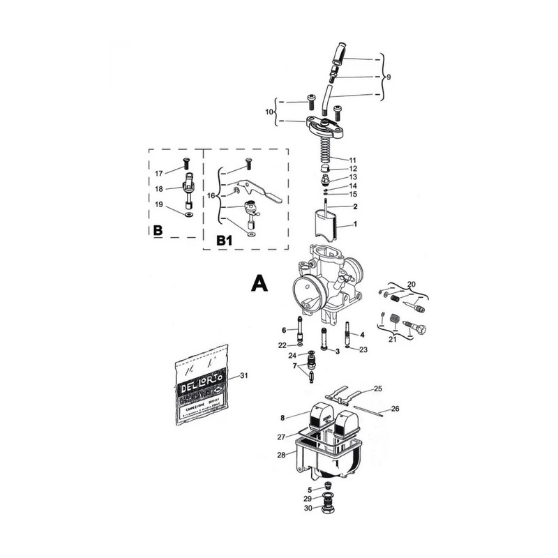 Carburateur DELL ORTO VHST BS Ø28mm Carburateur DELL ORTO VHST BS Ø28mm – Image 3