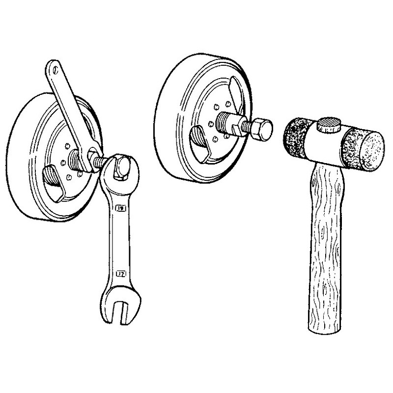 Arrache-volant d'allumage BUZZETTI M26x1 filetage extérieur/pas à droite Arrache-volant d'allumage BUZZETTI M26x1 filetage extérieur/pas à droite – Image 2