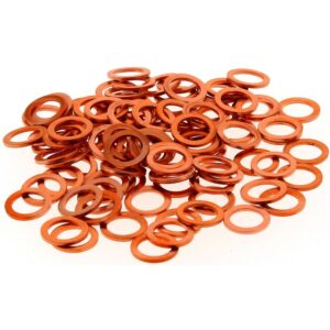 Rondelles cuivre BIHR 8x12x1,0mm 100 pi������ces