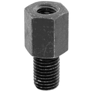 Adaptateur r������troviseur V PARTS droit universel m������le M8/125 (pas ������ droite)/femelle M8/125 (pas ������ droite) - Noir