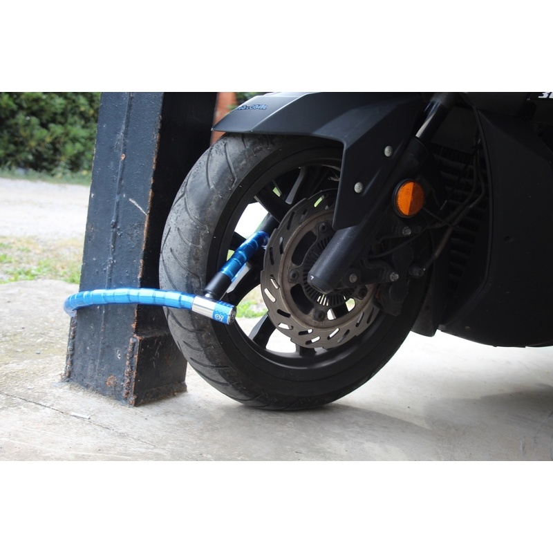 Antivol à bille VECTOR Snake - Ø25mm / 1,0m - Bleu Antivol à bille VECTOR Snake - Ø25mm / 1,0m - Bleu – Image 2