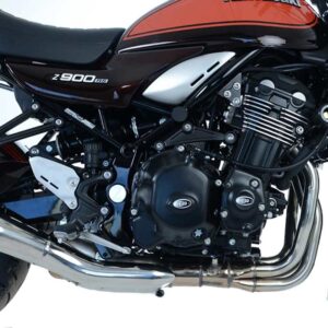 Couvre-carter droit (d������marreur) R&G RACING noir Kawasaki Z900RS