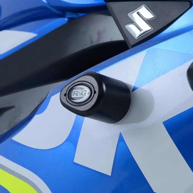 Tampons de protection R&G RACING Aero noir Suzuki GSX-R125 Tampons de protection R&G RACING Aero noir Suzuki GSX-R125