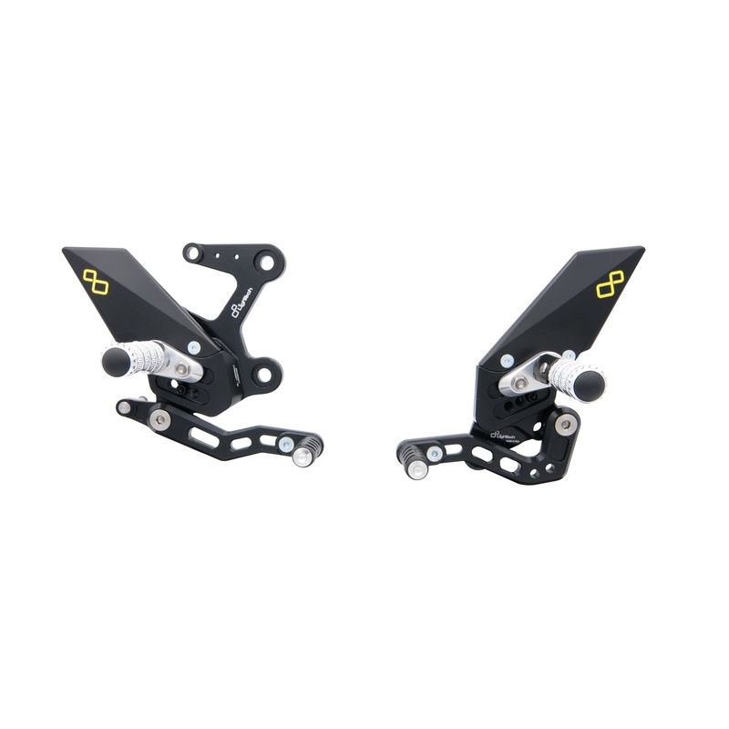 Commandes reculées réglables/repliables LIGHTECH sélection standard et inversée noir Kawasaki Ninja 400 Commandes recul������es r������glables/repliables LIGHTECH s������lection standard et invers������e noir Kawasaki Ninja 400