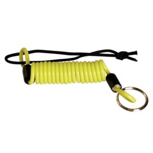C������ble de rappel bloque-disque/antivol VECTOR - Fluo Jaune