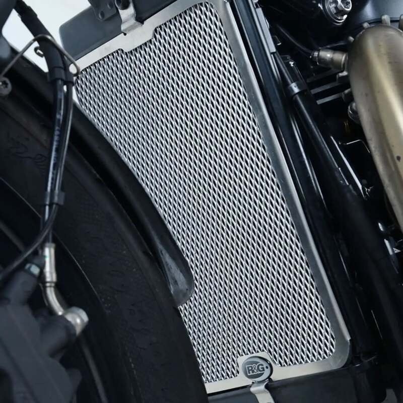 Protection de radiateur R&G Racing aluminium - Triumph Bonneville Bobber Protection de radiateur R&G Racing aluminium - Triumph Bonneville Bobber