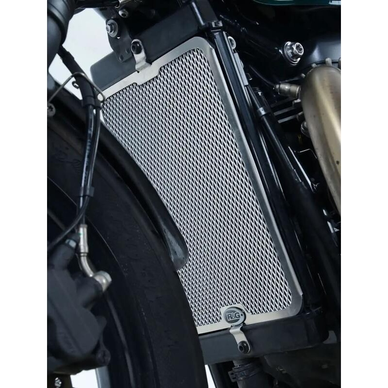 Protection de radiateur R&G Racing aluminium - Triumph Bonneville Bobber Protection de radiateur R&G Racing aluminium - Triumph Bonneville Bobber – Image 2