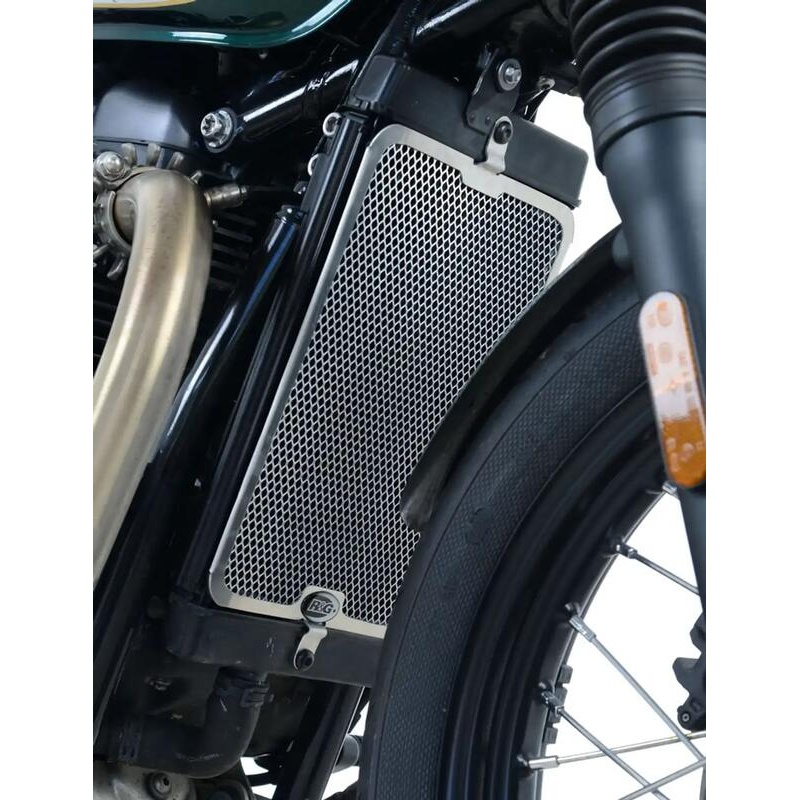 Protection de radiateur R&G Racing aluminium - Triumph Bonneville Bobber Protection de radiateur R&G Racing aluminium - Triumph Bonneville Bobber – Image 3