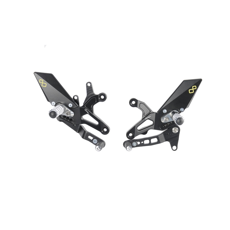 Commandes reculées réglables/repliables LIGHTECH sélection standard noir Kawasaki ZX6R/636 Commandes recul������es r������glables/repliables LIGHTECH s������lection standard noir Kawasaki ZX6R/636