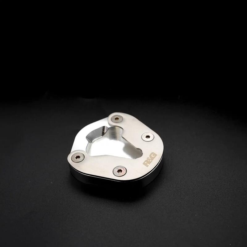 Patin de béquille R&G RACING - argent BMW S1000XR Patin de b������quille R&G RACING - argent BMW S1000XR